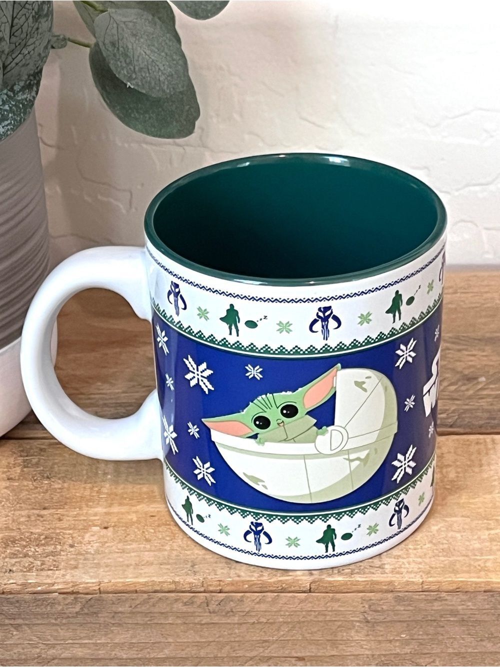 Star Wars Silver Buffalo Grogu Baby Yoda 20oz Holiday Sweater Mug - Picture 3 of 5